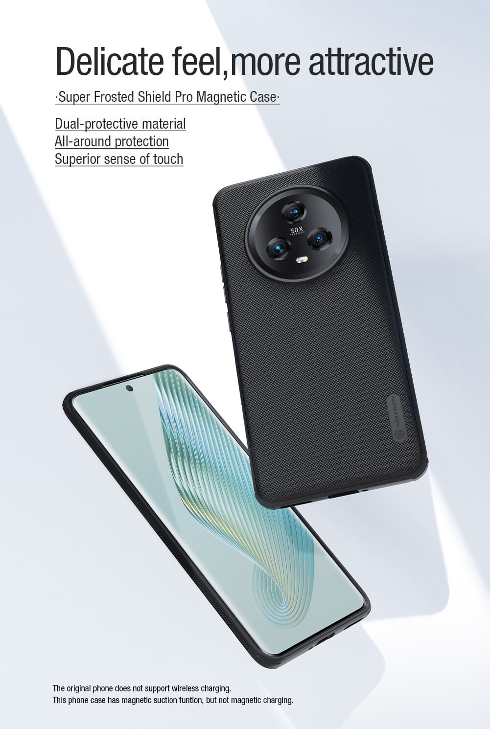 Чехол-крышка NILLKIN для Huawei Honor Magic 5 (серия Frosted shield Pro Magnetic case)